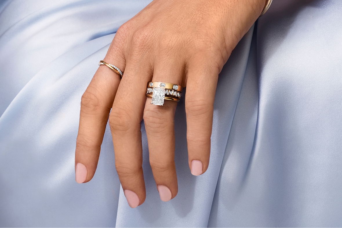 Stacked bands and rings